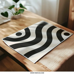 Abstract Waves Photographic Print, Modern Art, Minimalist Design, Wall Decor, Home Decor - Tawshia