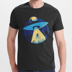 UFO Abduction Graphic Tee Unique T-shirt product