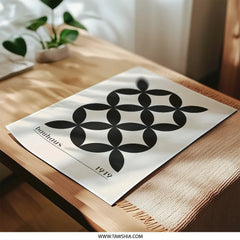 Bauhaus Print 1919, Geometric Art Print, Modern Art Wall Decor, Minimalist Photographic Print, Abstract Art, Black and Beige - Tawshia