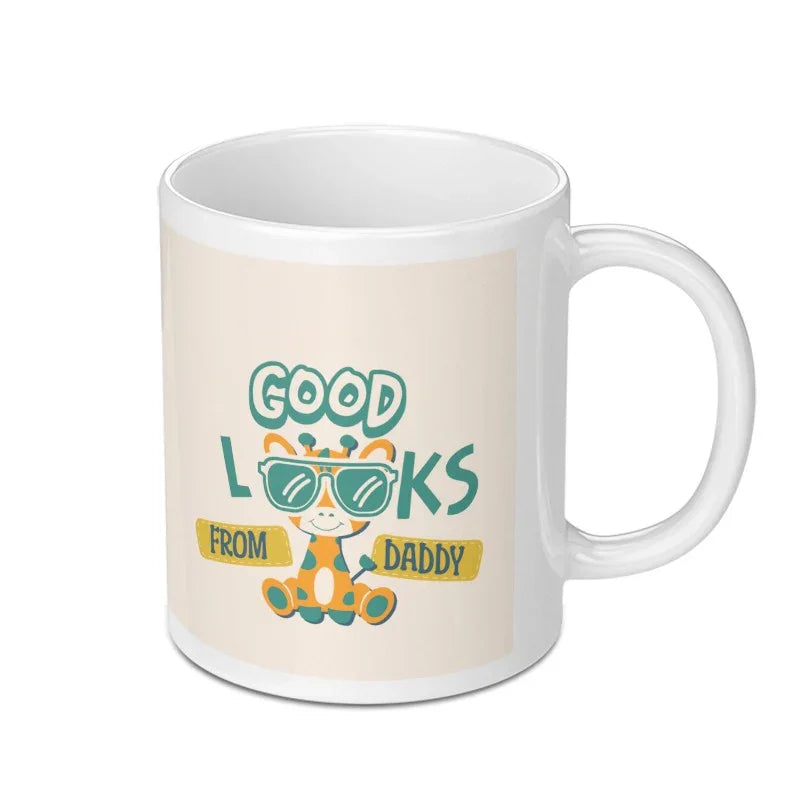Good Looks From Daddy Adorable Giraffe Mug product