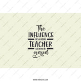 Teacher Tumbler Gift, Teacher Appreciation Gift Idea, Influence of a Good Teacher, End of Year Teacher Gift, Teacher Thank You Present - Tawshia
