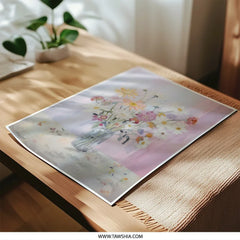 Floral Photographic Print, Flower Bouquet Art, Impressionist Painting Style, Home Decor, Fine Art Print, Wall Art, Botanical Art - Tawshia