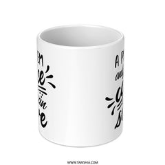 Coffee Mug, Funny Coffee Mug, Problem Solver Mug, Coffee Lover Gift, Gift for Her, Gift for Him, Novelty Mug, Coffee Addict, Drinkware - Tawshia