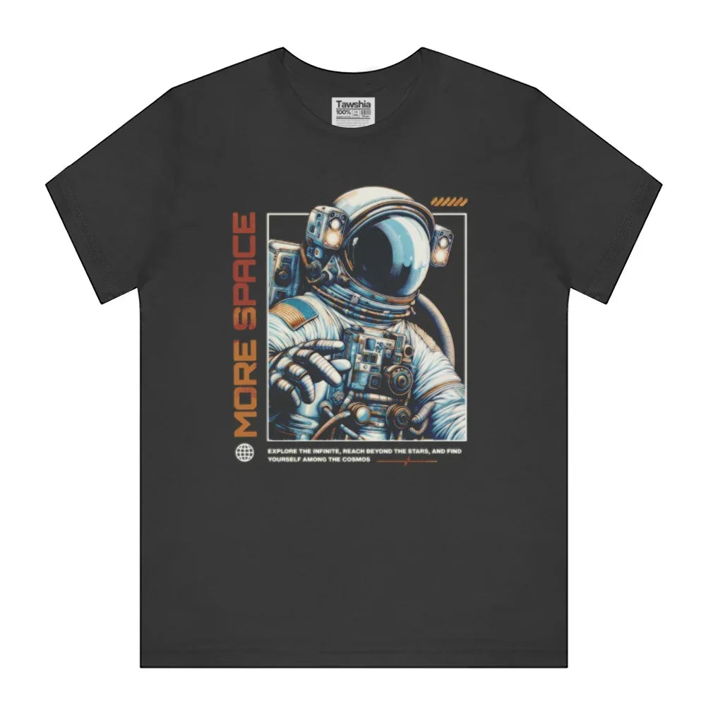 Explore More Space Graphic on Black T-Shirt product