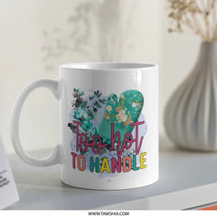 Too Hot To Handle Floral Mug, Funny Kitchen Mug, Oven Mitt Mug, Gift for Baker, Home Decor Mug, Coffee Lover Mug, Novelty Mug - Tawshia