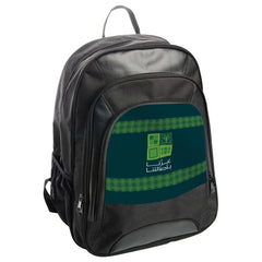 Stylish Black and Green Design Backpack product type