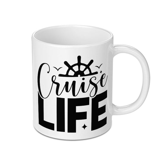 Cruise Life Mug, Nautical Mug, Ocean Lover, Gift for Traveler, Travel Mug, Sailing Mug, Vacation Mug, Cruise Mug, Boat Mug, Sea Mug - Tawshia