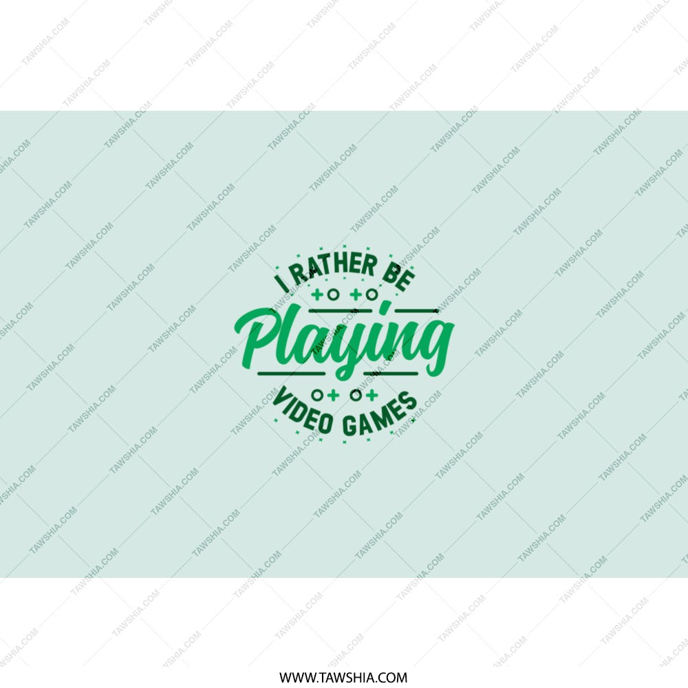 Video Game Tumbler, Gamer Gift Idea, I Rather Be Playing, Gift for Gamers, Unique Tumbler, Gaming Accessory, Gaming Tumbler, Novelty Tumbler - Tawshia