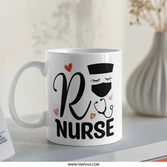 Registered Nurse Mug, Medical Worker Gift, Nurse Graduation Gift, Nurse Coffee Mug, RN Appreciation Gift, Future Nurse Mug, Nurse Gift Idea - Tawshia