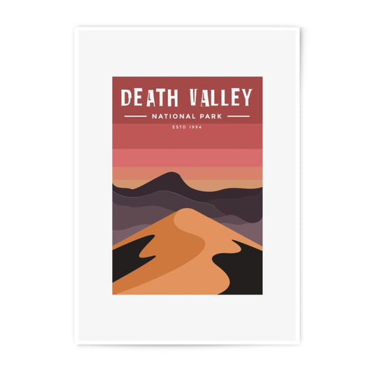 Death Valley Art Print, National Park Wall Decor, Desert Landscape Photo Print, Southwest Aesthetic Home Decor, Travel Poster, Photographic - Tawshia