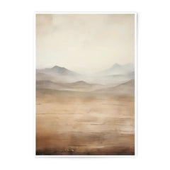 Abstract Mountain Range Photographic Print, Landscape Art, Neutral Tones, Desert Scenery, Modern Home Decor, Wall Art - Tawshia