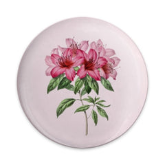 Pink Azalea Pinback Button, Floral Accessory, Botanical Badge, Flower Button, Garden Lover Gift, Aesthetic Apparel, Trendy Pin, Gift Idea - Tawshia