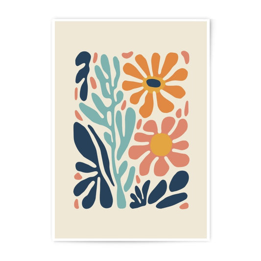 Floral Photographic Print, Abstract Flower Wall Art, Modern Art Print, Flower Power Home Decor, Botanical Art - Tawshia