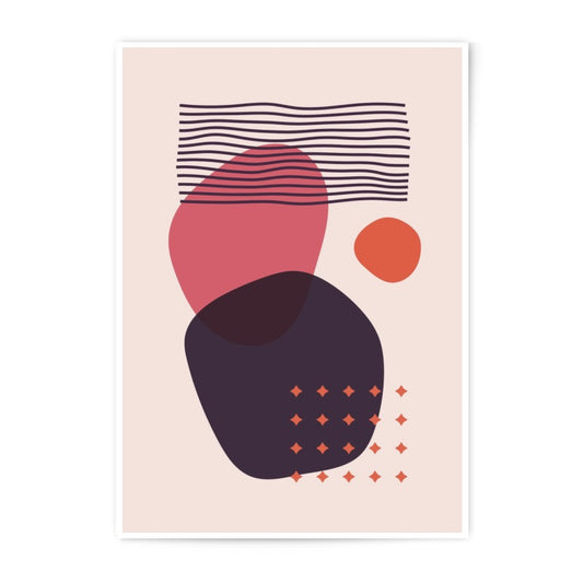 Abstract Photographic Print, Modern Wall Art, Minimalist Decor, Geometric Shapes Print, Home Decor, Living Room Art, Office Art - Tawshia