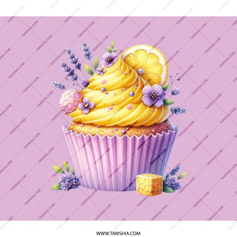Lemon Cupcake Backpack, Sweet Treat Bag, Dessert Lover Gift, Foodie Backpack, Colorful Backpack, Unique Design Backpack (139) - Tawshia