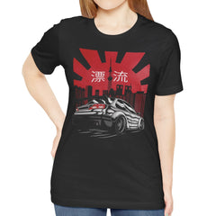 Tokyo Drift Themed Shirt with Red Sun Design product type