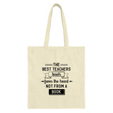 Best Teacher Tote Bag, Heart Teaching, Teacher Gift, Appreciation Gift, End of Year Gift, Teachers Day Gift - Tawshia