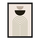 Modern Geometric Wall Art, Minimalist Print, Abstract Art Poster, Boho Decor, Neutral Tones Art, Arch Print, Home Decor, Wall Hanging - Tawshia