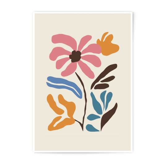 Abstract Floral Photographic Print, Botanical Art, Modern Home Decor, Minimalist Wall Art, Flower Photography, Trendy Prints, Stylish Design - Tawshia