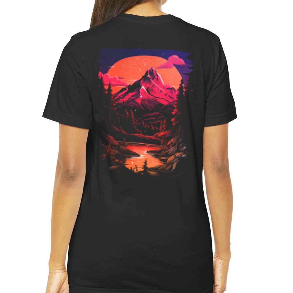 Majestic Mountain Sunset Graphic Tees product type