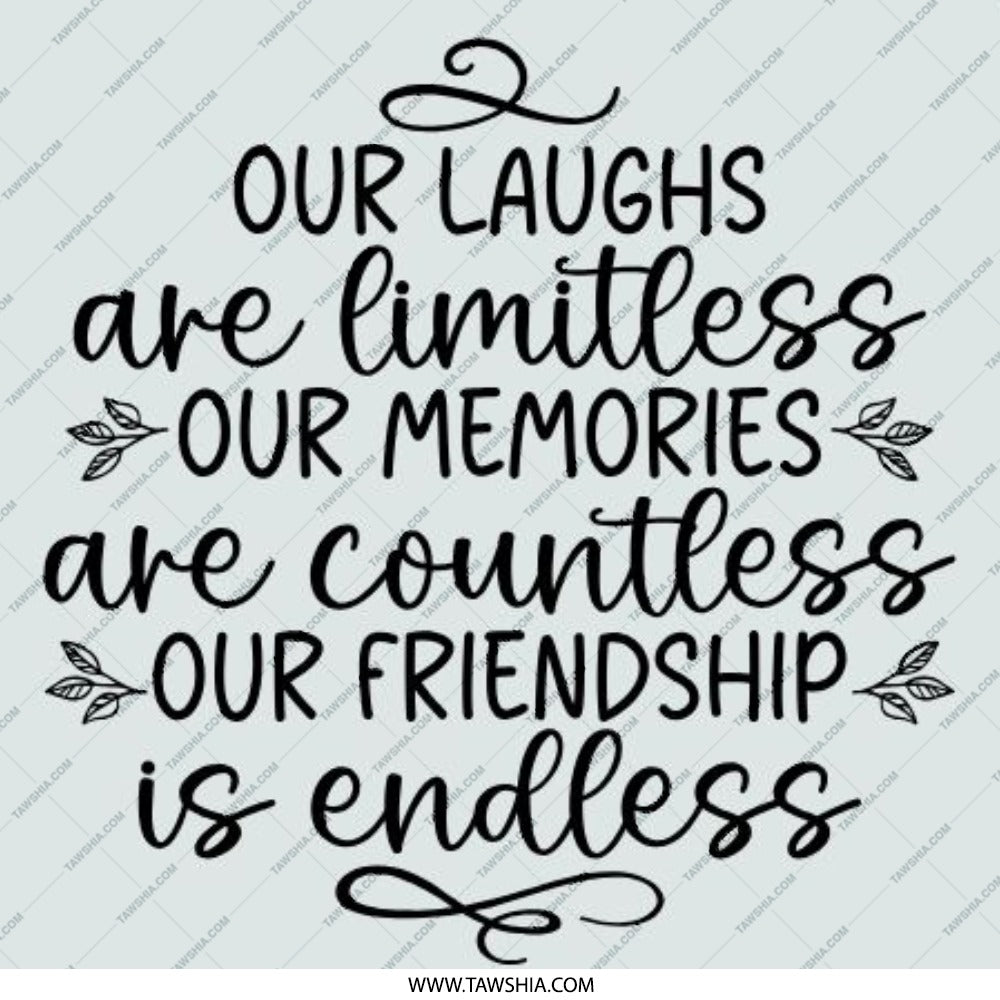 Friendship Pinback Button, Our Laughs Are Limitless, Endless Friendship Gift, Best Friend Button, Gift For Friend, Friend Quote Button - Tawshia