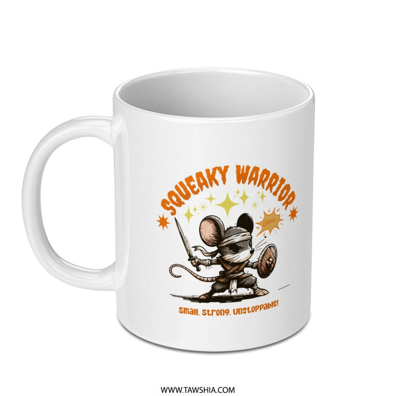 Squeaky Warrior Small Strong Unstoppable Mug product type