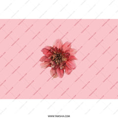 Pink Floral Tumbler, Dahlia Flower Design, Elegant Tumbler, Botanical Tumbler, Gift for Her, Cute Tumbler, Flower Lover Gift - Tawshia