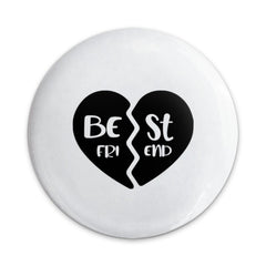 Best Friend Pinback Button, Friendship Gift, Heart Button Pin, Matching Bestie Buttons, Friendship Badge, Best Friends Forever, BFF Gift - Tawshia
