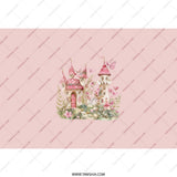 Pink Castle Tumbler, Butterfly Tumbler, Fantasy Tumbler, Girl Tumbler, Magical Tumbler, Princess Tumbler, Dreamy Tumbler - Tawshia