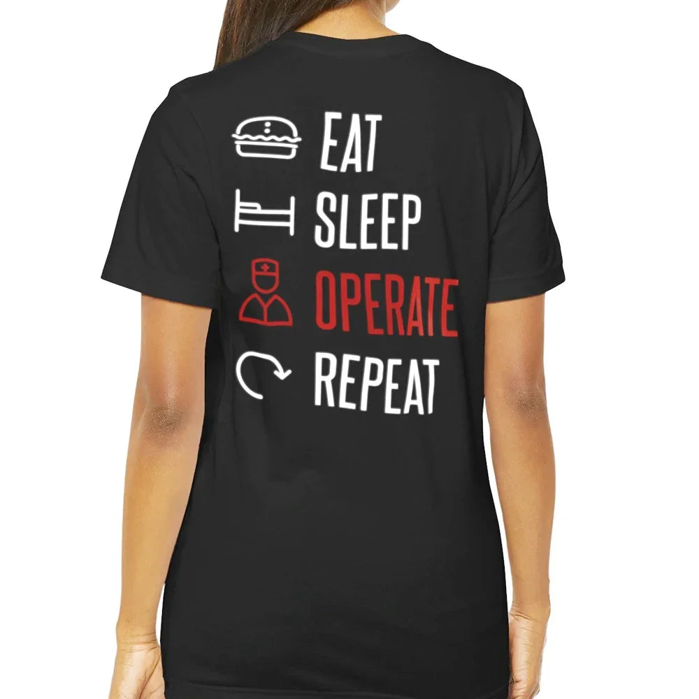 Eat Sleep Operate Repeat Graphic Tee product