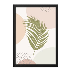 Minimalist Palm Wall Art, Abstract Leaf Print, Botanical Wall Decor, Modern Art Print, Tropical Wall Art, Home Decor - Tawshia