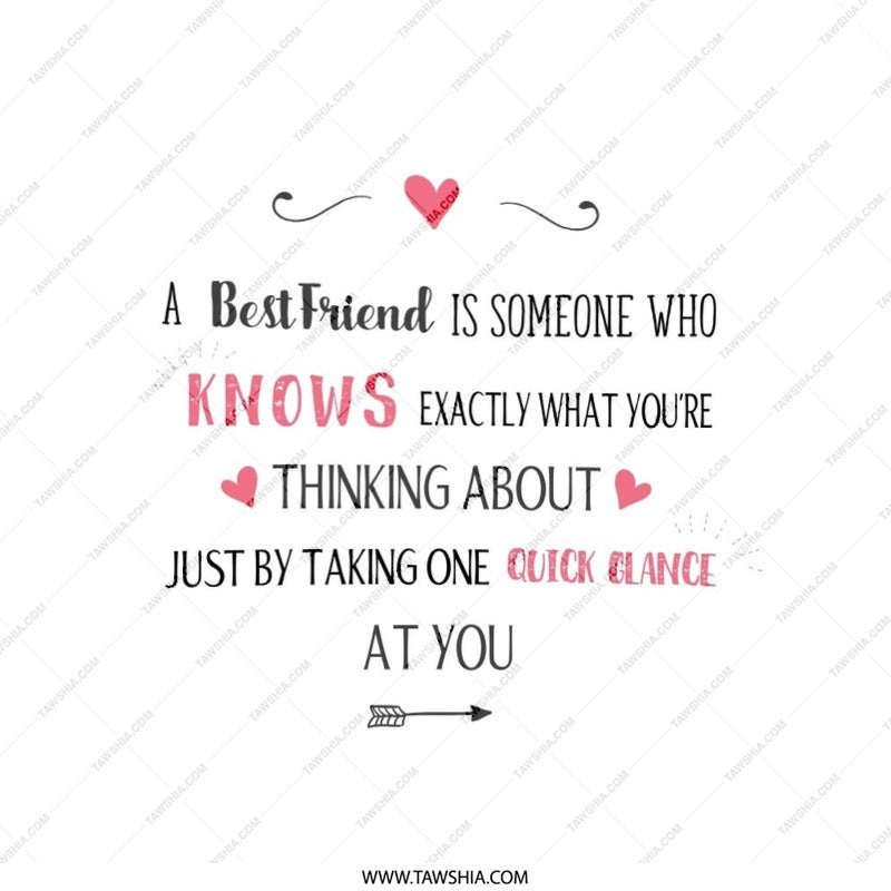 Best Friend Pillow, Friendship Quote Throw Pillow, Gift for Bestie, Home Decor Pillow, Decorative Pillow, Sentimental Friend Gift - Tawshia