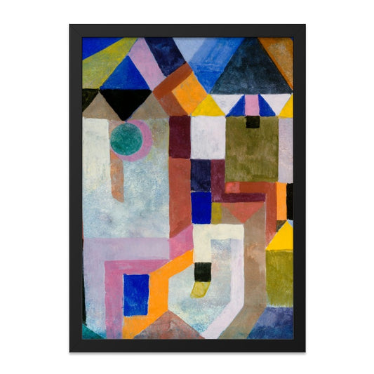 Abstract Geometric Wall Art, Colorful Shapes Print, Klee Inspired Art, Modern Home Decor, Unique Wall Decor - Tawshia