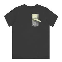 Stylish Black Tee with Unique Cash Pocket Design product type