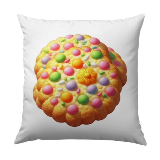 Colorful Cookie Pillow, Sweet Treat Pillow, Fun Throw Pillow, Decorative Cookie Cushion, Unique Gift Idea Pillow - Tawshia