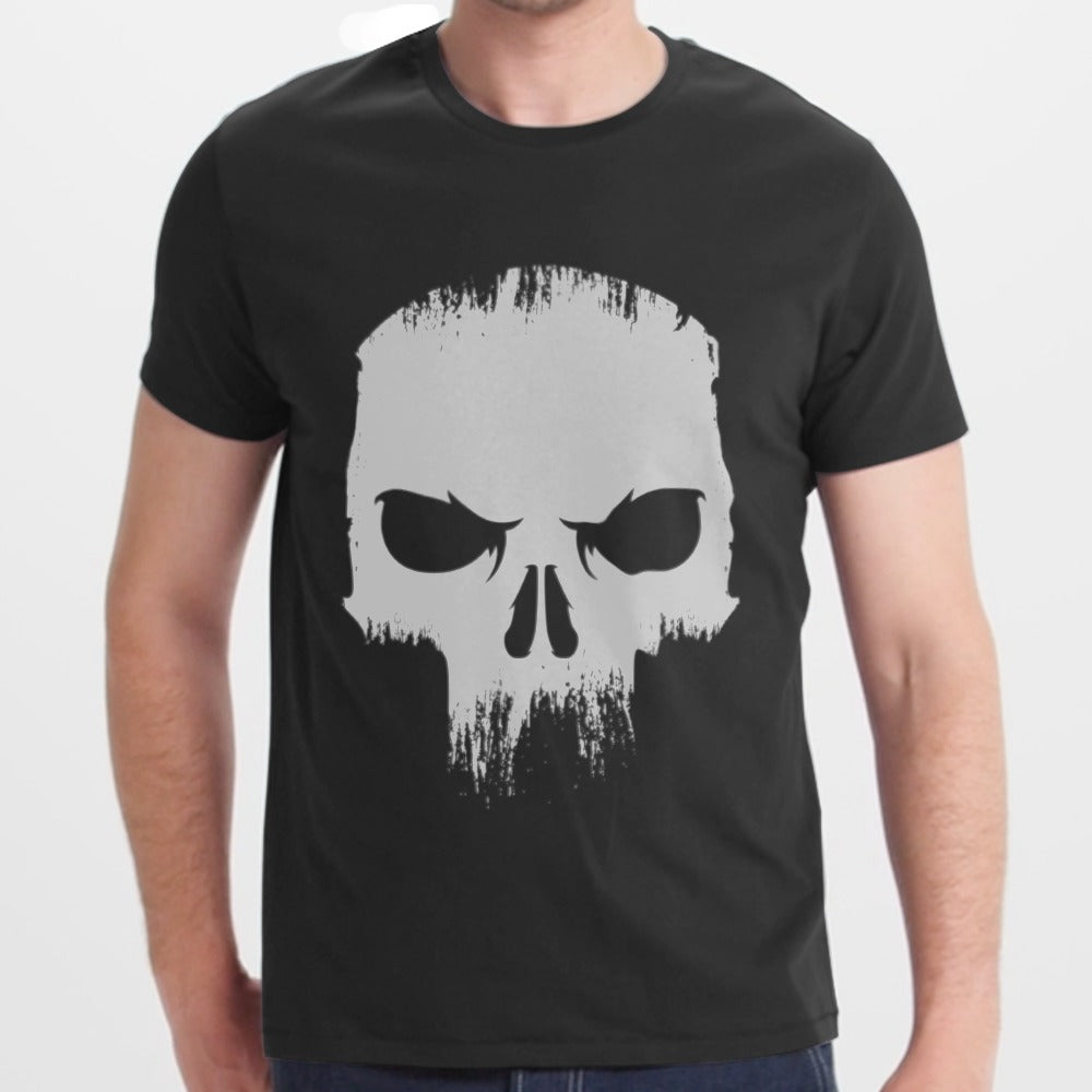 Skull Face Graphic T-Shirt for Men Casual Wear product type