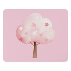 Cherry Blossom Mouse Pad, Pink Tree Mousepad, Floral Office Decor, Cute Desk Accessories, Aesthetic Mouse Mat, Computer Accessory - Tawshia