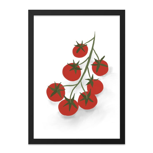 Tomato Vine Wall Art, Kitchen Print, Foodie Gift, Modern Art Print, Botanical Wall Decor, Tomato Lover Gift, Farmhouse Decor - Tawshia