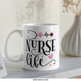 Nurse Life Mug, Funny Nursing Gift, RN Mug, Nurse Coffee Mug, Future Nurse Gift, Nurse Appreciation Gift Idea, Nurse Graduation Mug - Tawshia