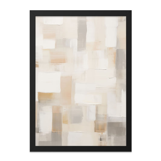 Abstract Beige Wall Art, Modern Neutral Artwork, Minimalist Home Decor, Gallery Wall Print, Contemporary Painting Print - Tawshia