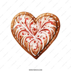 Heart Cookie Tote Bag, Decorated Heart, Baking Gift, Holiday Treat, Valentine's Day, Foodie Bag, Cute Tote, Sweet Treat, Stylish, Unique - Tawshia