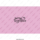 Better Together Tumbler, Romantic Gift, Couple Tumbler, Wedding Gift, Anniversary Gift, Valentine's Day Gift, Pink Tumbler - Tawshia
