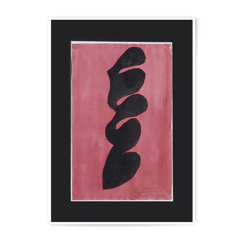 Abstract Photographic Print, Modern Art Print, Pink and Black Art, Contemporary Wall Decor, Home Decor Art Print - Tawshia