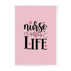 Nurse Life Photographic Print, Heartbeat Decor, Healthcare Professional Gift, Nursing School Graduation, Nurse Appreciation Wall Art - Tawshia