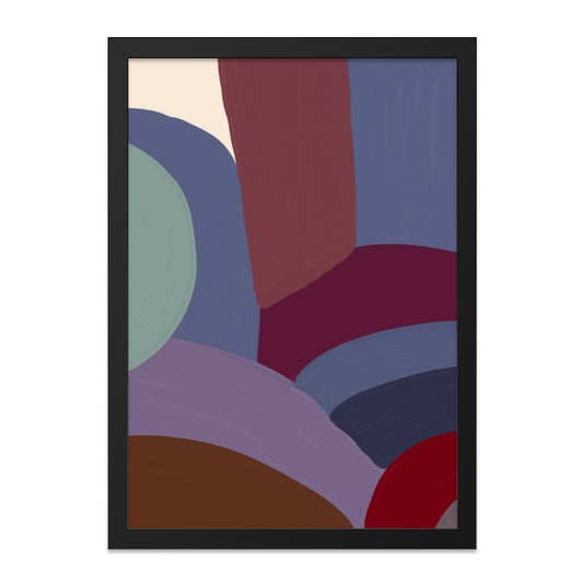 Abstract Shapes Wall Art, Modern Art Print, Minimalist Decor, Geometric Wall Decor, Contemporary Art, Unique Home Decor - Tawshia