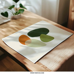 Abstract Shapes Photographic Print, Modern Art Print, Geometric Wall Art, Earth Tones Art, Minimalist Decor, Home Decor Art Print - Tawshia