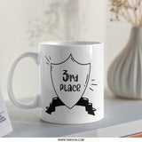 3rd Place Mug, Achievement Gift, Competition Winner, Third Place Prize, Reward Mug, Celebration Mug, Congrats Gift Idea - Tawshia