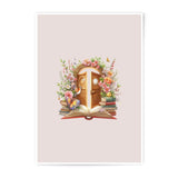 Enchanted Door Photographic Prints, Floral Fantasy Art Print, Butterfly and Books Wall Decor, Magical Realm Print, Whimsical Home Art - Tawshia