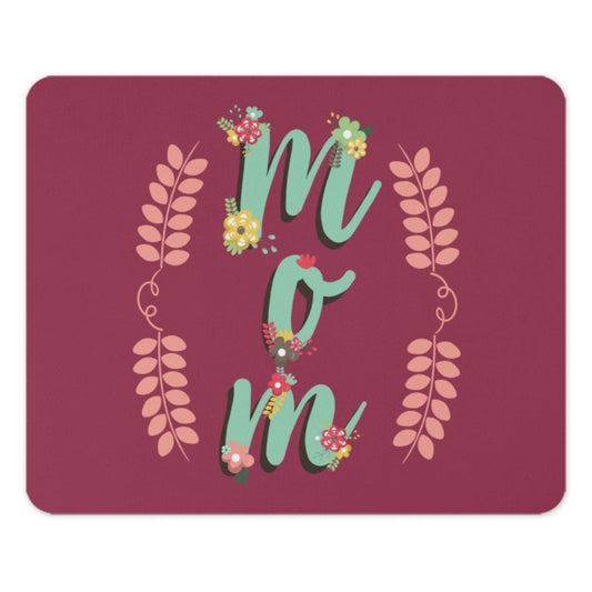 Floral Mom Mouse Pad, Mother's Day Gift, Mom Birthday Present, Best Mom Ever Gift, Cute Office Decor, Unique Floral Design, Mom Mousepad - Tawshia