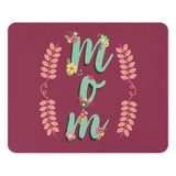 Floral Mom Mouse Pad, Mother's Day Gift, Mom Birthday Present, Best Mom Ever Gift, Cute Office Decor, Unique Floral Design, Mom Mousepad - Tawshia